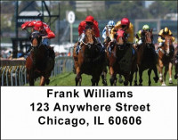Horse Racing Address Labels | LBSPO-08