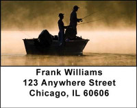 Gone Fishing Address Labels | LBSPO-21
