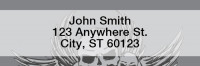 Stylish Skulls Rectangle Address Labels | LRGEP-60