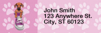 Sneaker Pups Keith Kimberlin Rectangle Address Labels | LRRKKM-01