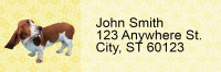 Basset Hound Pups Keith Kimberlin Address Labels | LRRKKM-25