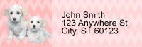 Havanese Pups Keith Kimberlin Address Labels | LRRKKM-29