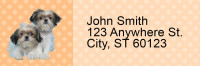 Shih Tzu Pups Keith Kimberlin Address Labels | LRRKKM-31