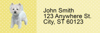 Westie Pups Keith Kimberlin Address Labels | LRRKKM-32
