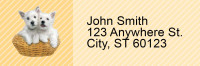 Westie Pups Keith Kimberlin Address Labels | LRRKKM-32