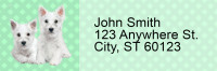 Westie Pups Keith Kimberlin Address Labels | LRRKKM-32
