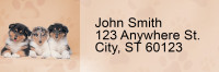 Collie Pups Keith Kimberlin Address Labels | LRRKKM-33