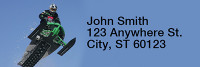 Snowmobiling Narrow Address Labels | LRRSPO-11