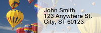 Hot Air Balloons Narrow Address Labels | LRRTRA-42