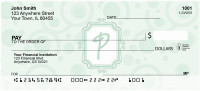 Bubbly Monogram P Personal Checks | MONO-05P
