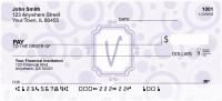 Bubbly Monogram V Personal Checks | MONO-05V