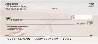Sand Written Monogram 'R' Personal Checks | MONO-07R