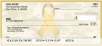 Support Our Troops Ribbon Personal Checks | RIB-27