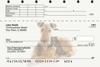 Airedale Terrier Top Stub Checks | TSDOG-89