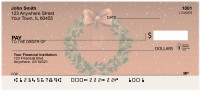 Holiday Wreath Personal Checks | XMS-18