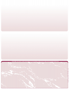 Burgundy Marble Blank Bottom Laser Checks