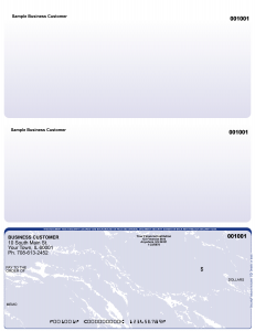 Blue Marble Bottom Laser Checks