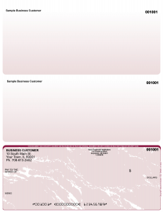 Burgundy Marble Bottom Laser Checks