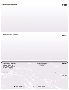 Violet Marble Bottom Laser Checks