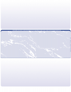 Blue Marble Blank Middle Laser Checks