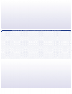 Blue Safety Blank Middle Laser Checks
