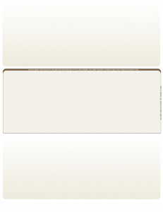 Tan Safety Blank Middle Laser Checks