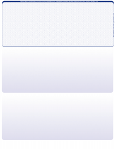 Blue Safety Blank Top Laser Checks
