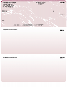 Burgundy Marble Top Laser Checks