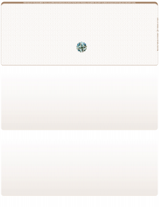 Tan Safety Value Hologram Blank Top Laser Checks