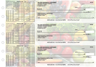Fresh Produce Payroll Designer Business Checks  | BU3-CDS09-PAY
