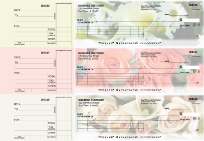Florist Itemized Payment Business Checks | BU3-CDS11-IPR