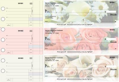 Florist Standard Disbursement Designer Business Checks | BU3-CDS11-SDS