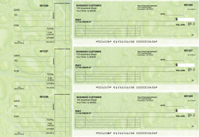 Leaf Itemized Payment Business Checks | BU3-CDS19-IPR
