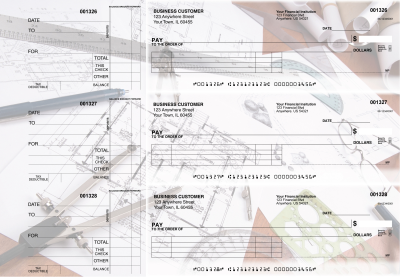 Architect Itemized Payment Business Checks | BU3-CDS27-IPR