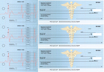 Medical Accounts Payable Designer Business Checks | BU3-CDS30-DED