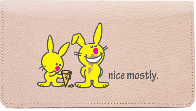 It's Happy Bunny Nice Mostly Leather Cover | CDP-IHB06