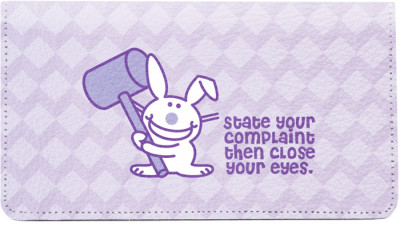 It's Happy Bunny Insults 4 Leather Cover | CDP-IHB13