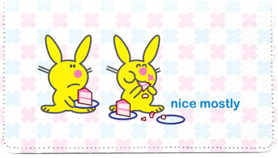 It's Happy Bunny Not So Guilty 2 Leather Cover | CDP-IHB15