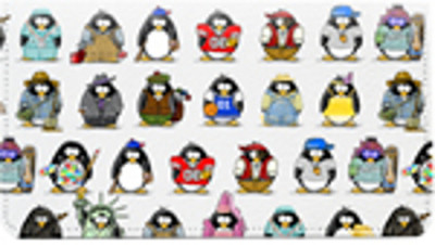 Jen Goode's Penguin Personalities Leather Cover | CDP-JEN06