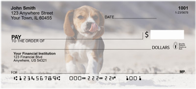 Brilliant Beagles Personal Checks | DOG-73