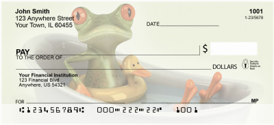 Funky Frogs Personal Checks | EVC-03