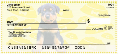 Rottweiler Pups Keith Kimberlin Personal Checks | KKM-15