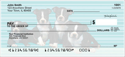 Boston Terrier Pups Keith Kimberlin Personal Checks | KKM-18