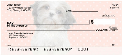 Shih Tzu Pups Keith Kimberlin Personal Checks | KKM-31