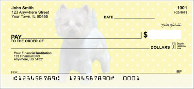 Westie Pups Keith Kimberlin Personal Checks | KKM-32