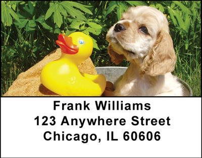 Cute Cocker Spaniels Address Labels | LBDOG-18