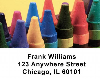 Crayons Address Labels | LBEDU-01
