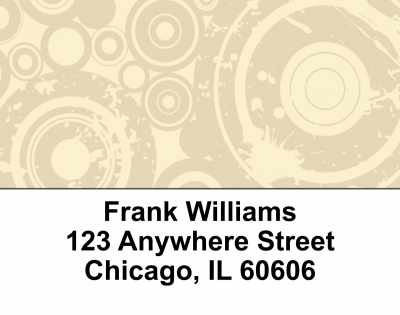 Round Rhapsody Address Labels | LBEVC-12