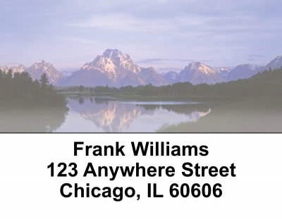 Mountain Views Address Labels | LBEVC-17