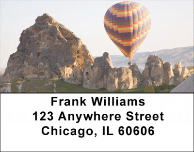 Hot Air Balloons Address Labels | LBEVC-61